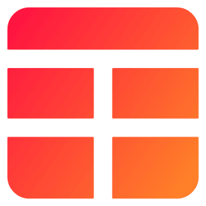 Layout Window 8 Icon from Core Gradient - Free Set