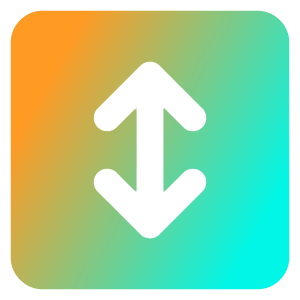 Line Arrow Fit To Height Square Icon from Core Gradient - Free Set