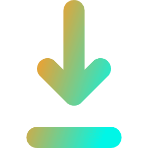 Line Arrow Move Down 1 Icon from Core Gradient - Free Set