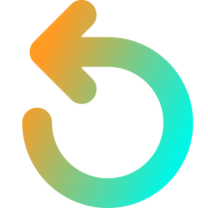 Line Arrow Rotate Left 1 Icon from Core Gradient - Free Set