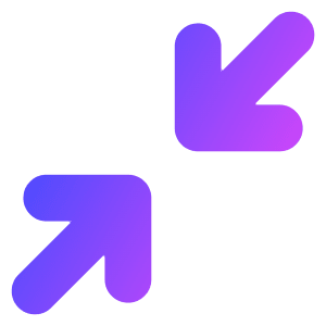 Line Arrow Shrink Diagonal 1 Icon from Core Gradient - Free Set
