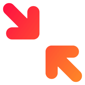 Line Arrow Shrink Diagonal 2 Icon from Core Gradient - Free Set