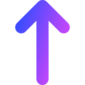 Line Arrow Up 1 Icon from Core Gradient - Free Set