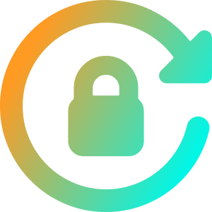 Lock Rotation Icon from Core Gradient - Free Set