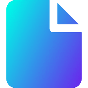 New File Icon from Core Gradient - Free Set