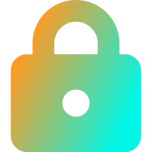 Padlock Square 1 Icon from Core Gradient - Free Set