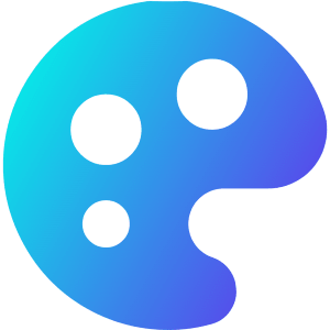 Paint Palette Icon from Core Gradient - Free Set