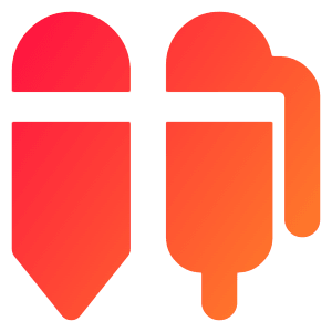 Pen 3 Icon from Core Gradient - Free Set