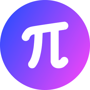 Pi Symbol Circle Icon from Core Gradient - Free Set