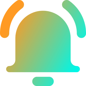 Ringing Bell Notification Icon from Core Gradient - Free Set