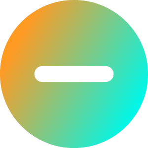 Subtract Circle Icon from Core Gradient - Free Set