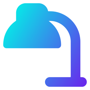 Table Lamp 1 Icon from Core Gradient - Free Set