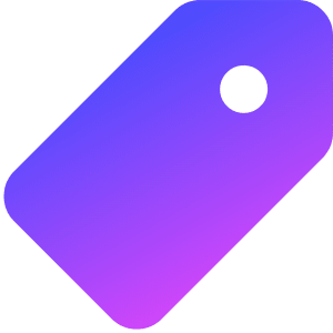 Tag Icon from Core Gradient - Free Set