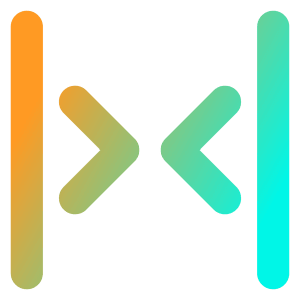 Tailless Line Arrow Shrink Horizontal 2 Icon from Core Gradient - Free Set