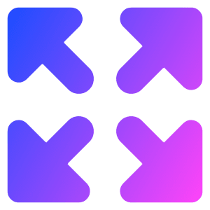 Triangle Arrow Expand Icon from Core Gradient - Free Set