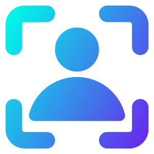 User Profile Focus Icon from Core Gradient - Free Set