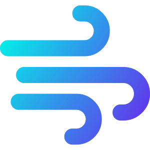 Wind Flow 1 Icon from Core Gradient - Free Set