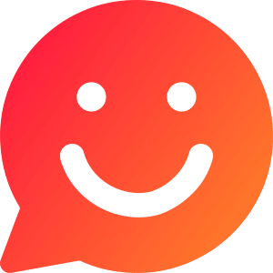 Chat Bubble Oval Smiley 1 Icon from Core Gradient - Free Set
