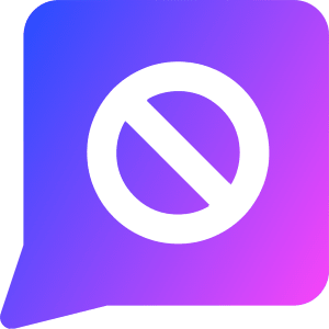 Chat Bubble Square Block Icon from Core Gradient - Free Set