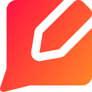 Chat Bubble Square Write Icon from Core Gradient - Free Set