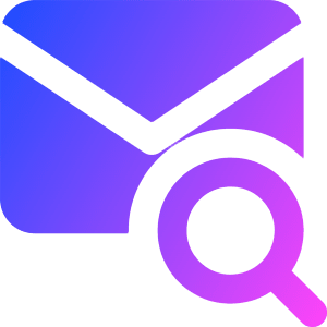 Mail Search Icon from Core Gradient - Free Set