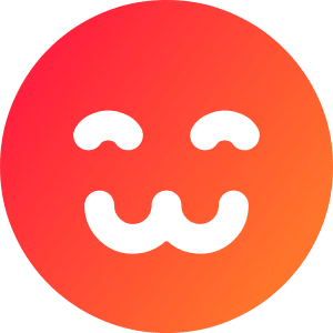 Smiley Cute Icon from Core Gradient - Free Set