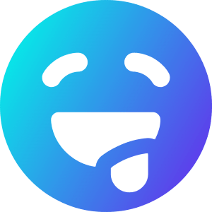 Smiley Drool Icon from Core Gradient - Free Set