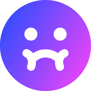 Smiley Nauseas Icon from Core Gradient - Free Set