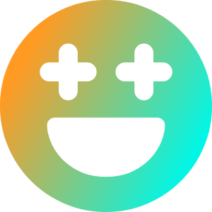 Smiley Sparks Icon from Core Gradient - Free Set