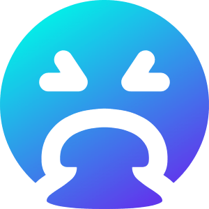 Smiley Throw Up Icon from Core Gradient - Free Set