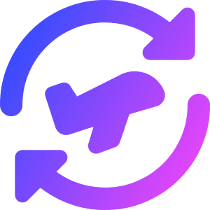 Airport Plane Transit Icon from Core Gradient - Free Set