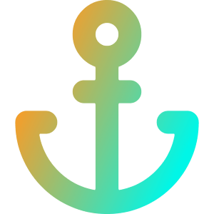 Anchor Icon from Core Gradient - Free Set