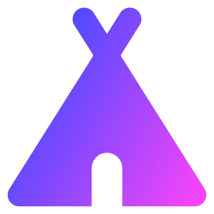 Camping Tent Icon from Core Gradient - Free Set