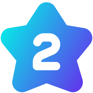 Hotel Two Star Icon from Core Gradient - Free Set