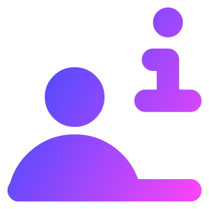 Information Desk Icon from Core Gradient - Free Set