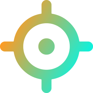Location Target 1 Icon from Core Gradient - Free Set