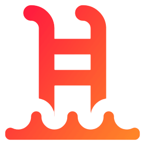 Pool Ladder Icon from Core Gradient - Free Set