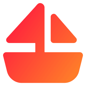 Sail Ship Icon from Core Gradient - Free Set