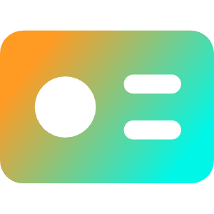 Business Card Icon from Core Gradient - Free Set