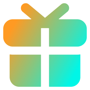 Gift Icon from Core Gradient - Free Set