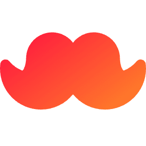 Moustache Icon from Core Gradient - Free Set