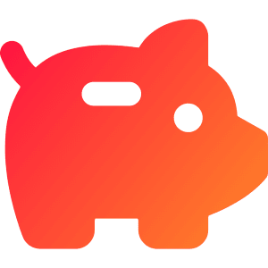 Piggy Bank Icon from Core Gradient - Free Set