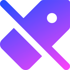 Tag Icon from Core Gradient - Free Set