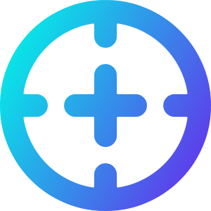 Target 3 Icon from Core Gradient - Free Set