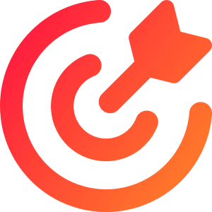 Target Icon from Core Gradient - Free Set