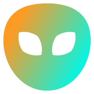 Alien Icon from Core Gradient - Free Set