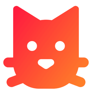 Cat 1 Icon from Core Gradient - Free Set