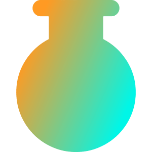 Circle Flask Icon from Core Gradient - Free Set
