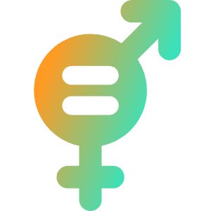 Gender Equality Icon from Core Gradient - Free Set