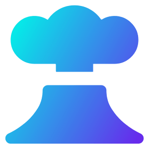 Volcano Icon from Core Gradient - Free Set